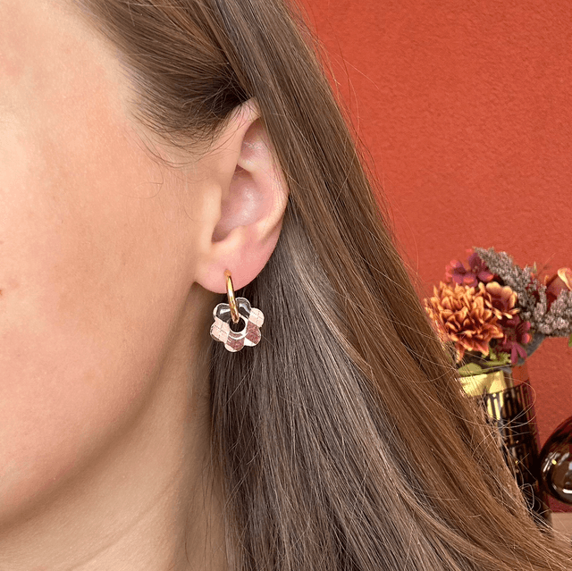 Fleurs Aria (petites) : motif argyle 